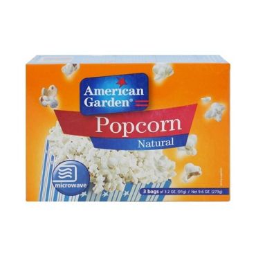 Am Garden Popcorn Regular 2 x 9.6Oz, 6 Pieces Per Carton